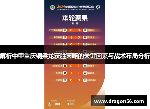 解析中甲重庆铜梁龙获胜策略的关键因素与战术布局分析
